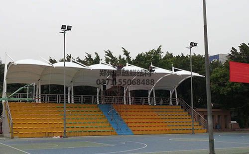 河北滄州體育運動學校膜結構主席臺