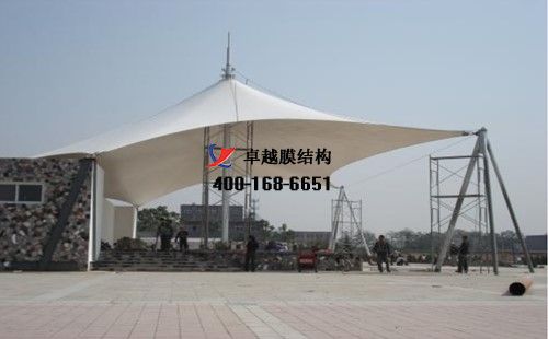 晉中膜結(jié)構(gòu)看臺/主席臺【晉中師范高等?？茖W(xué)校等】設(shè)計(jì)施工案例