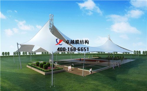 益陽膜結(jié)構(gòu)籃球場(chǎng)門球場(chǎng)網(wǎng)球場(chǎng)（綠茵地籃球訓(xùn)練營）設(shè)計(jì)施工安裝案例