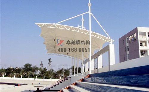  十堰膜結(jié)構舞臺【湖北工業(yè)職業(yè)技術學院舞臺】設計施工案例