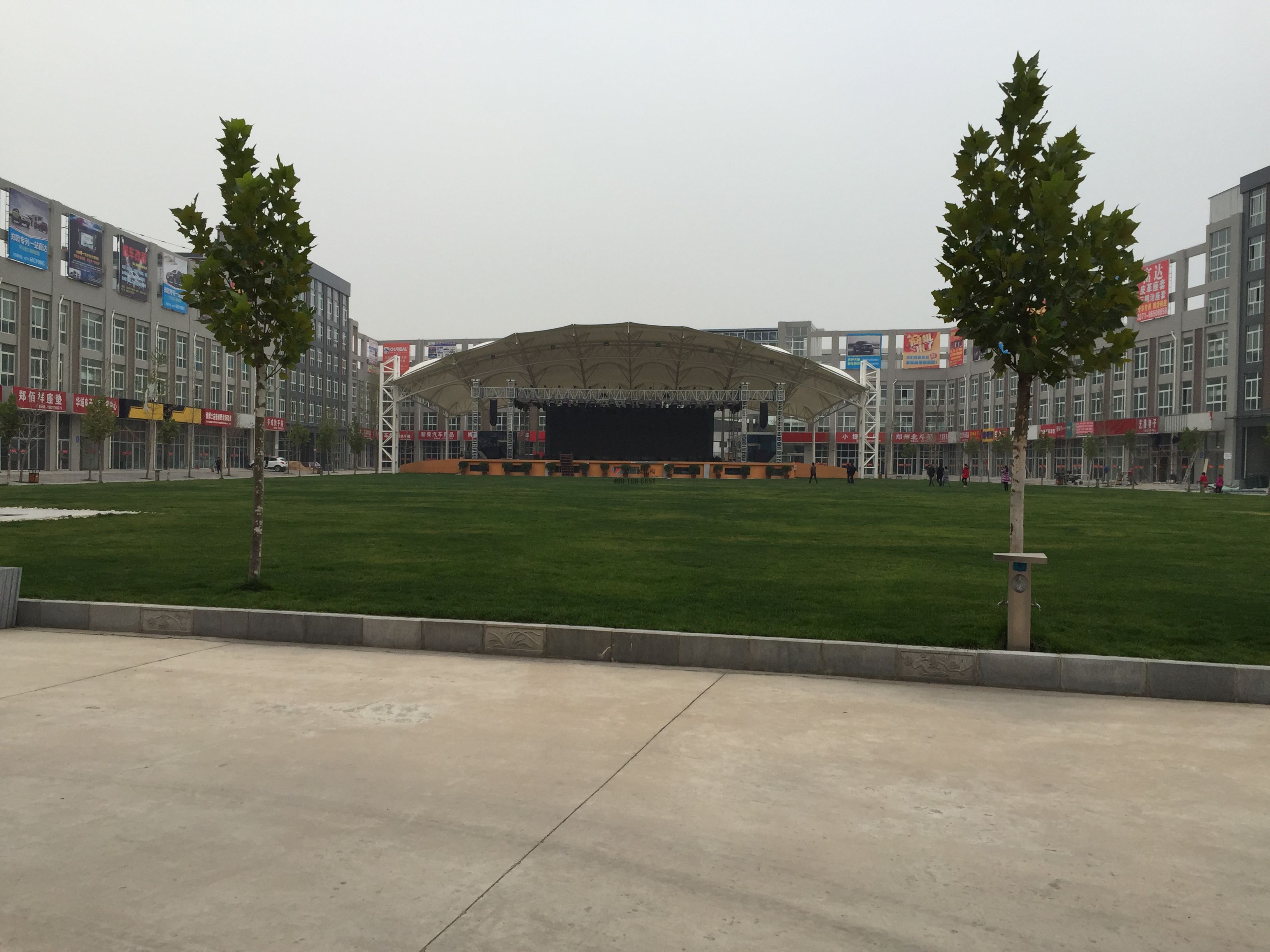   仙桃膜結(jié)構舞臺【仙桃職業(yè)學院舞臺】設計施工案例