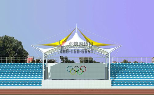  宜昌膜結(jié)構舞臺【三峽大學舞臺】設計施工案例