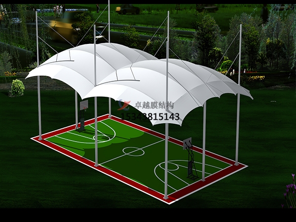 　保山門(mén)球場(chǎng)膜結(jié)構(gòu)頂蓋【生產(chǎn)直銷廠家】/網(wǎng)球/羽毛球館體育館設(shè)計(jì)公司施工案例