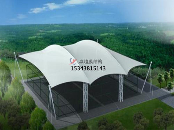 伊犁門(mén)球場(chǎng)膜結(jié)構(gòu)頂蓋【生產(chǎn)基地】/網(wǎng)球/羽毛球館體育館設(shè)計(jì)公司施工案例