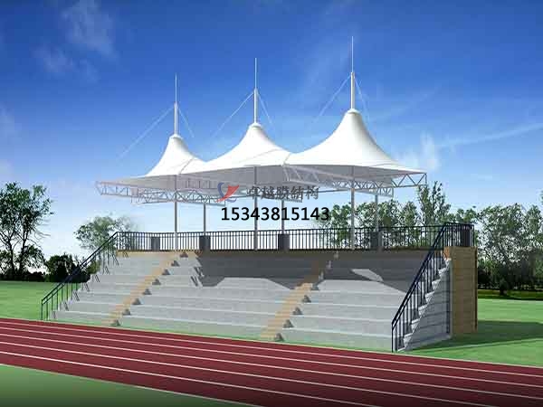 瀘州市<font color='red'>張拉膜結(jié)構(gòu)</font>看臺(tái)【工程案例】生產(chǎn)廠家