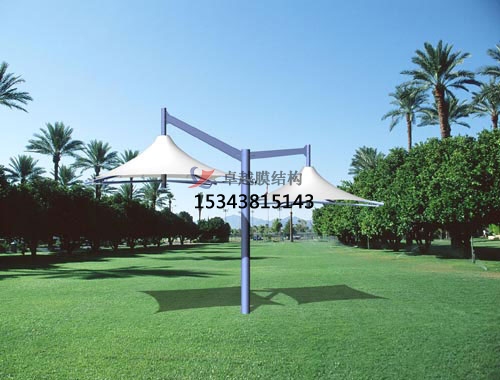 湘西市膜結(jié)構(gòu)景觀涼亭、景觀傘案例膜結(jié)構(gòu)罩棚設(shè)計