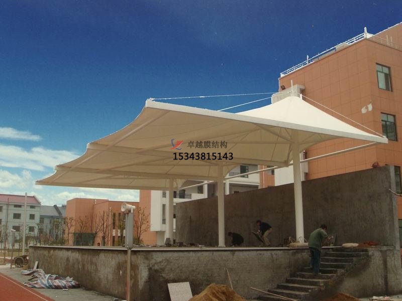 朔州市看臺膜結(jié)構【張拉膜看臺】設計安裝