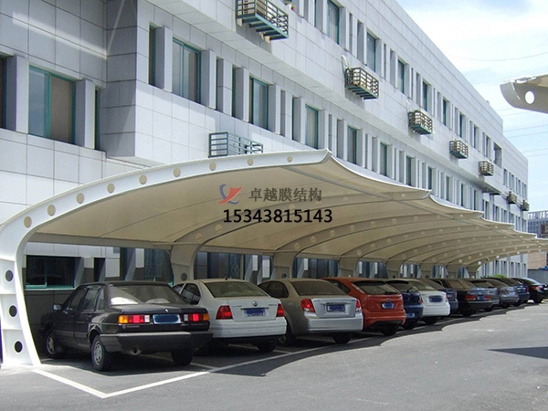 習水膜結(jié)構停車棚【遮陽棚廠家】生產(chǎn)設計