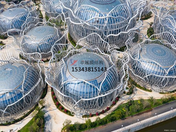 ETFE膜結構項目【海南?？诤；◢u會議中心】正在施工中