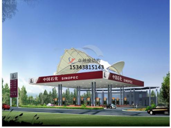 范縣膜結構加油站【生產(chǎn)設計】施工安裝