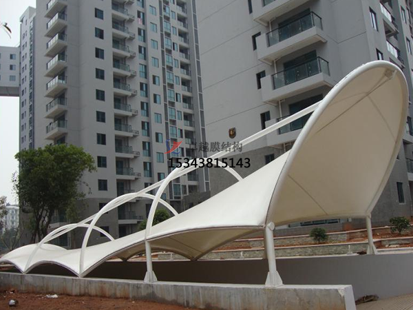 膜結(jié)構地下車庫出入口效果圖