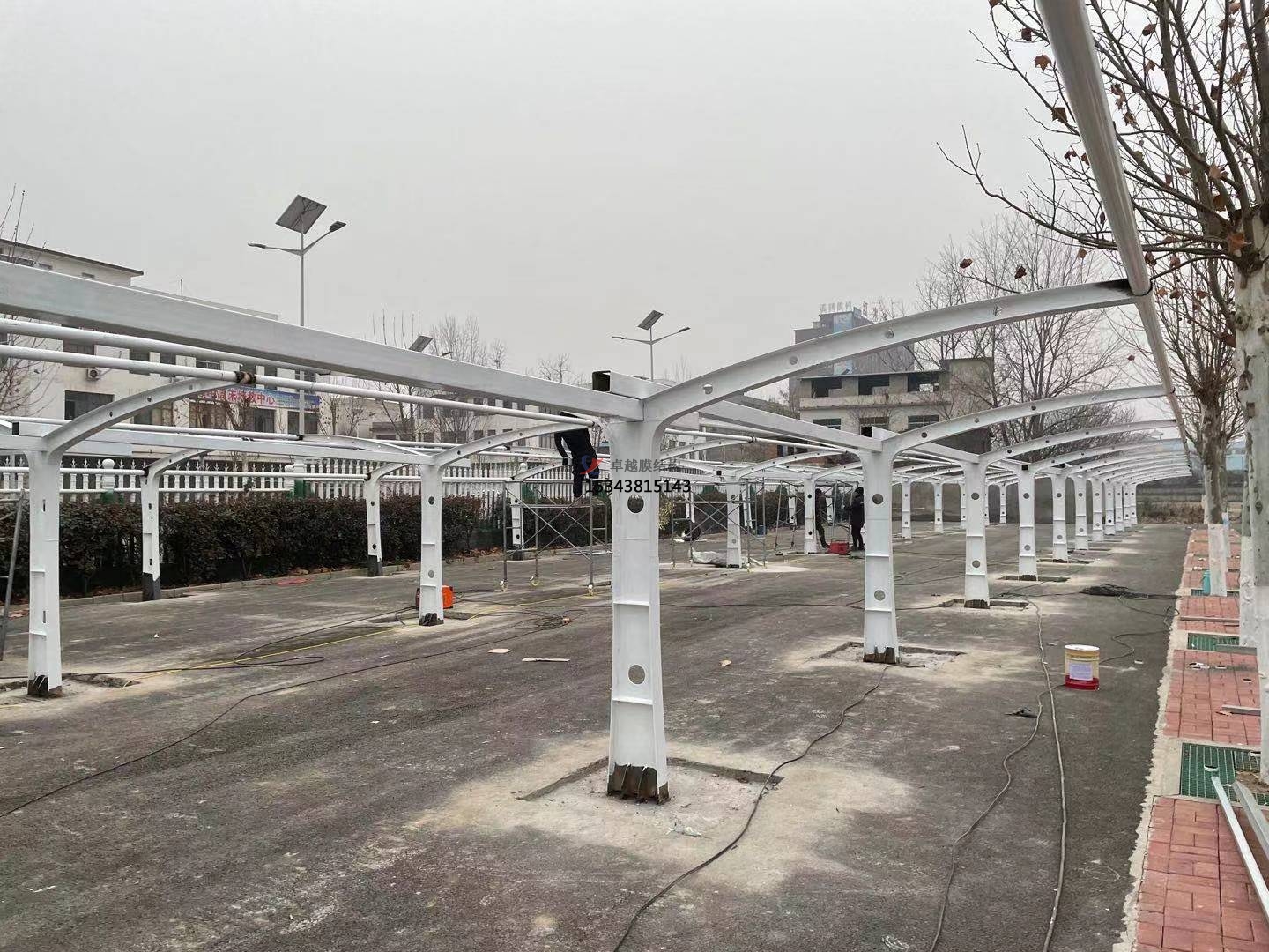 <font color='red'>膜結(jié)構(gòu)車(chē)棚</font>設(shè)計(jì)效果圖