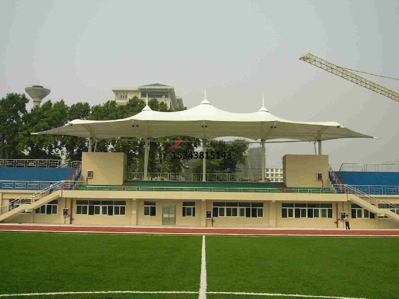 平涼體育場看臺頂棚/運動場主席臺/風雨操場雨棚生產廠家