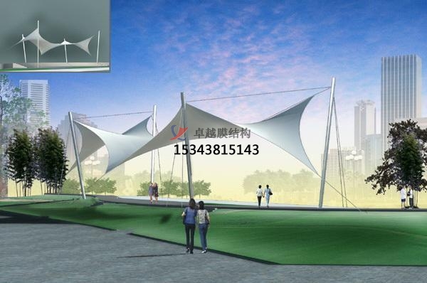 潛江景觀膜結(jié)構遮陽棚
