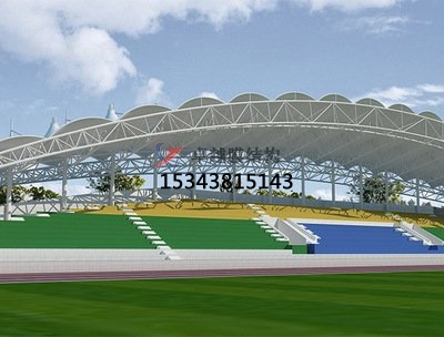 信陽<font color='red'>膜結(jié)構(gòu)看臺</font>主席臺設(shè)計(jì)