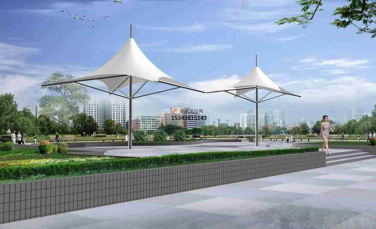 張拉膜，詮釋建筑的輕盈和空靈