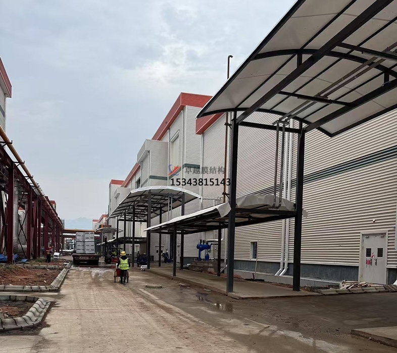 肇慶寧德時代連廊膜結(jié)構(gòu)雨棚