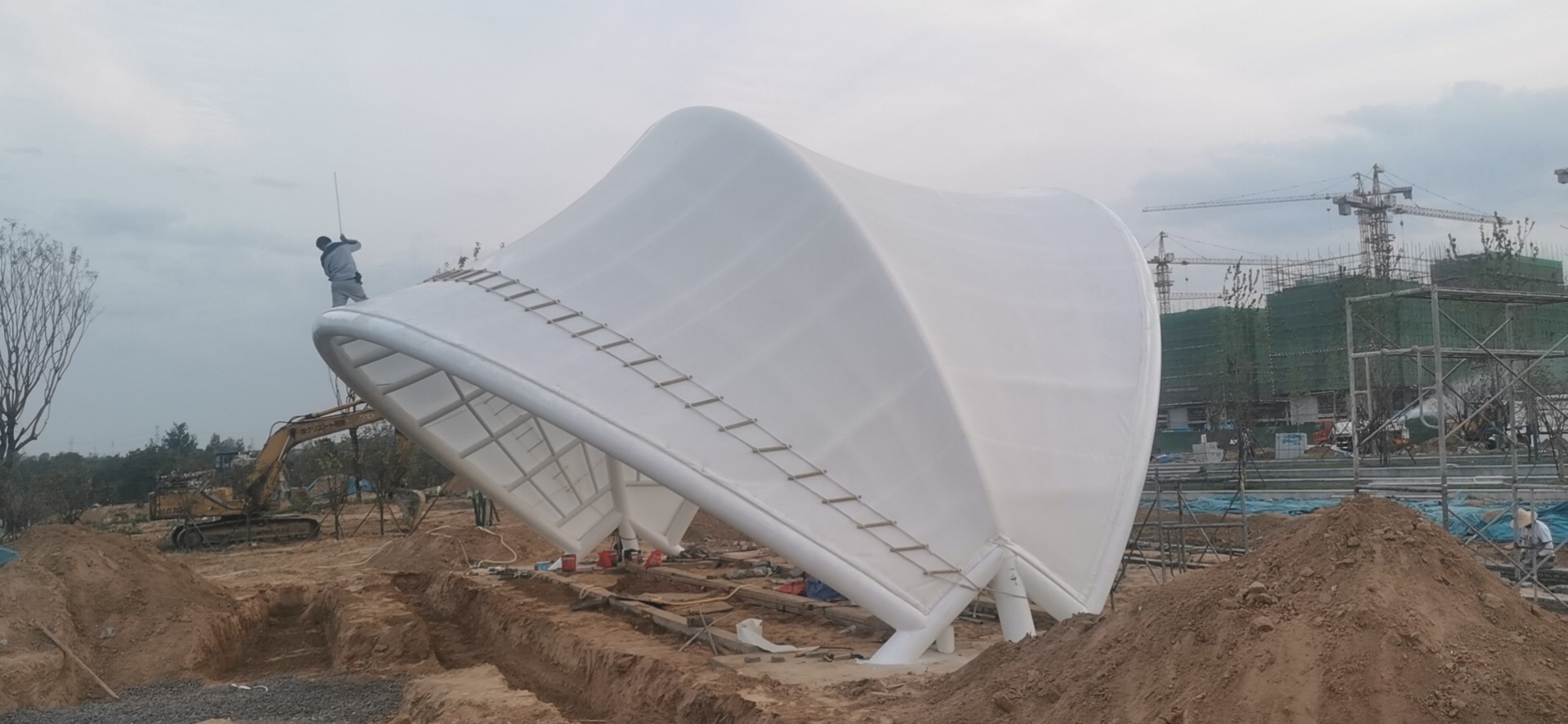 游樂場舞臺遮陽棚