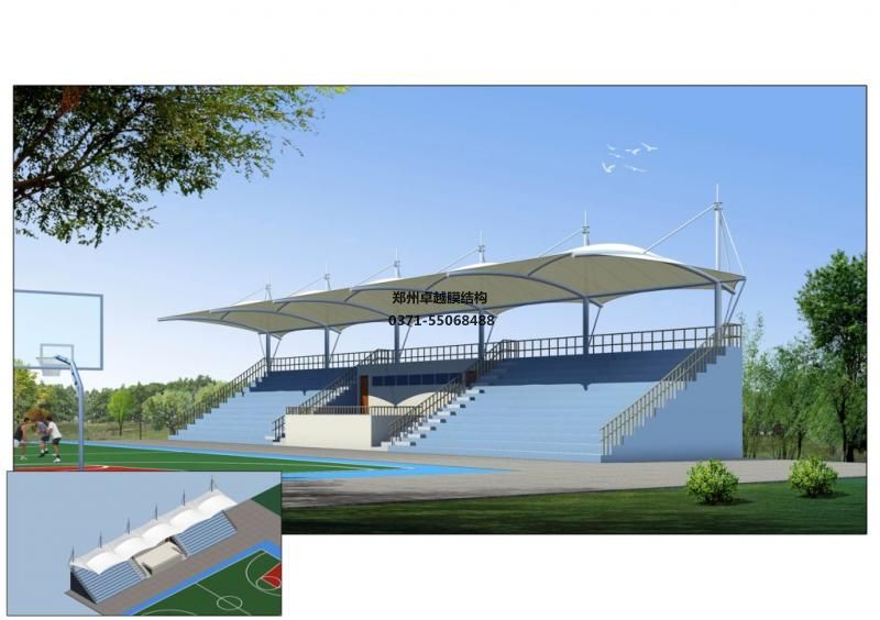 平頂山張拉膜看臺舞臺【生產(chǎn)廠家】