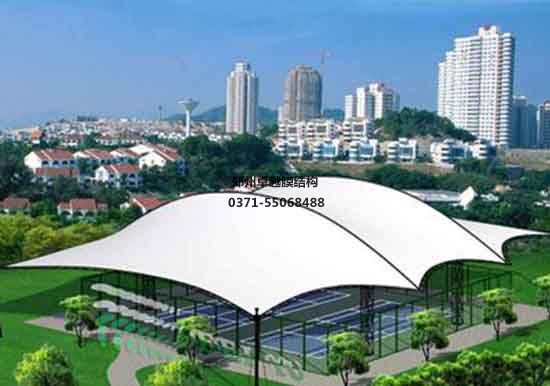 新密市<font color='red'>張拉膜結(jié)構(gòu)</font>設(shè)計(jì)施工案例