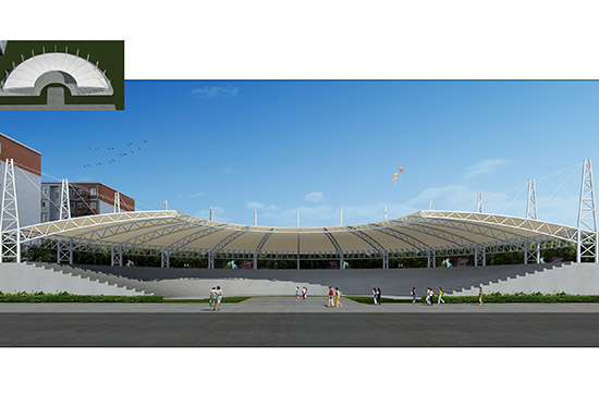 黃石張拉膜景觀/看臺遮陽棚專業(yè)廠家【質(zhì)量保證】